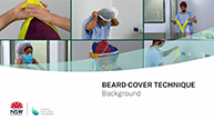 Beard cover technique background