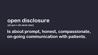 Open Disclosure