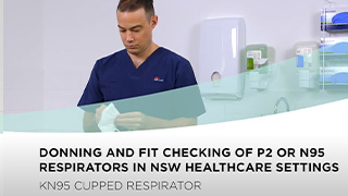 Donning and Fit Checking of Respirator in NSW Healthcare Settings: KN95 Cupped Respirator